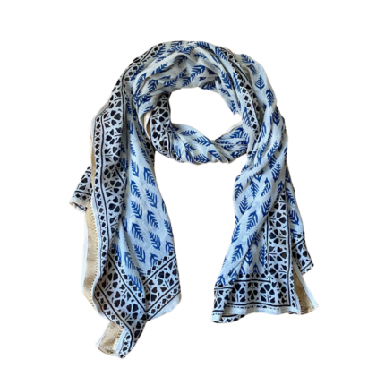 Foulard en coton provenant d’Inde (180x100 cm) - FG8007