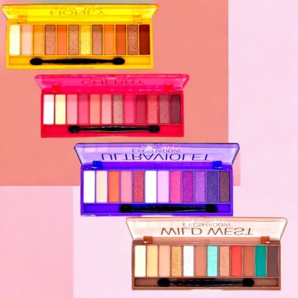 Belle gamme variée de 24 : Palette Fard à Paupières D'DONNA (soit 1,42€ l'unité)