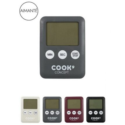 Pack de 6 (soit 2€ unité) Minuteurs Électroniques Aimantés