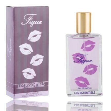 Lot de 3 (soit 3€ pièce) : Eau de parfum premium Figue – Les essentiels – 80 ml