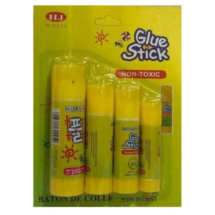 Lot de 6 paquets de 4 colles en sticks (0,91€ l'unité)