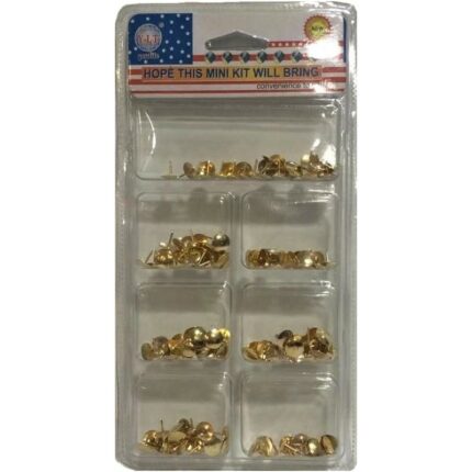 Lot de 6 paquets de punaises dorées (soit 0,78€ le paquet)