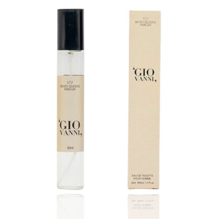 Lot de 3 (Soit 2,50€ pièce) : Eau de toilette générique homme GIOVANNI - Reyes Queens 33ml