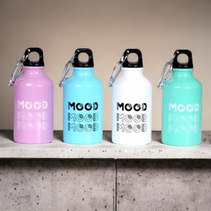 Lot de 12 bouteilles aluminium MOOD 350ML (soit 2,68€ unité)