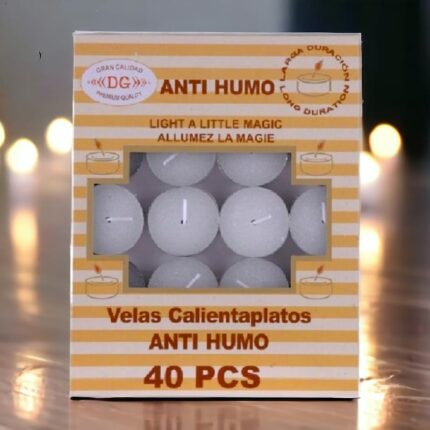 Lot de 6 paquets de 40 bougies (soit 3,78€ les 40) - Anti-tabac