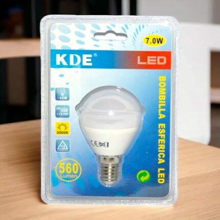 Pack de 12 ampoules 560lm LED 7W (soit 1,42€ pièce)
