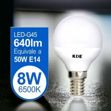 Pack de 10 ampoules 640lm LED 8W (soit 1,57€ pièce)