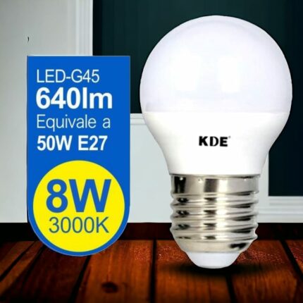 Pack de 10 ampoules 640lm LED 8W (soit 1,57€ pièce)