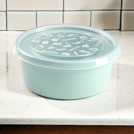 Pack de 12 (soit 0,80€ unité) : Boîte alimentaire Ronde 550ml Pastel - Engagé pour la santé sans bisphénol A