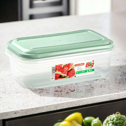 Pack de 12 (soit 1,76€ unité) : Boîte alimentaire Rectangles 3,25L Pastel - Engagé pour la santé sans bisphénol A