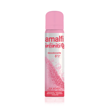 Carton de 10 : Déodorant pour femme "Infiniti", format voyage