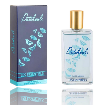 Lot de 3 (soit 3€ pièce) : Eau de parfum premium Patchouli – Les essentiels – 80 ml (Copie)