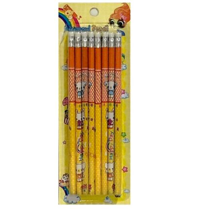 Lot de 6 paquets de 8 crayons à papier (0,78€ le paquet)