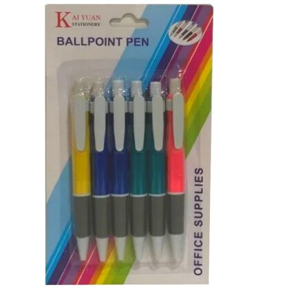 Lot de 6 paquets de 6 stylos bille bleus (0,78€ le paquet)
