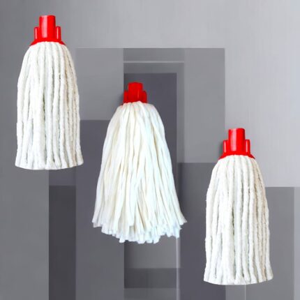 Pack de 12 (soit 1,10€ pièce) : Serpillère blanche en cellulose