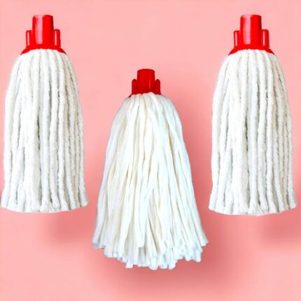 Pack de 12 (soit 1,10€ pièce) : Serpillère blanche en coton