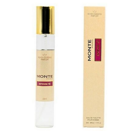 Lot de 10 (Soit 2,20€ pièce) : Eau de toilette générique homme MONTE INTENSE TÉ - Reyes Queens 33ml