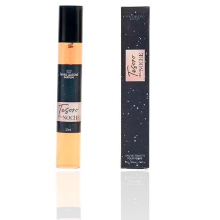 Lot de 3 (Soit 2,50€ pièce) : Eau de toilette générique femme Tesoro de la Noche - Reyes Queens 33ml