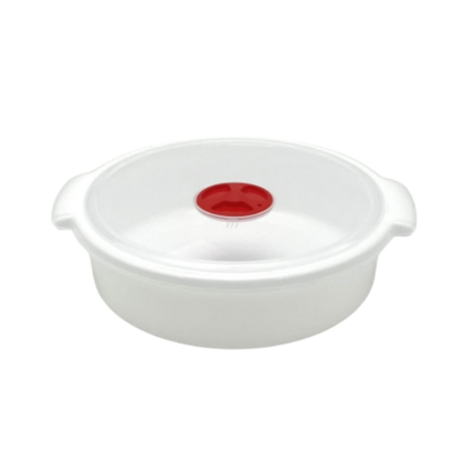 Lot de 4 (soit 1,56€ unité) Tupperwares ronds 2L