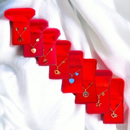 Lot de 20 Coffrets (2,20€ unité) : Collier et Boucles d'oreilles - Collection Acier Inoxydable