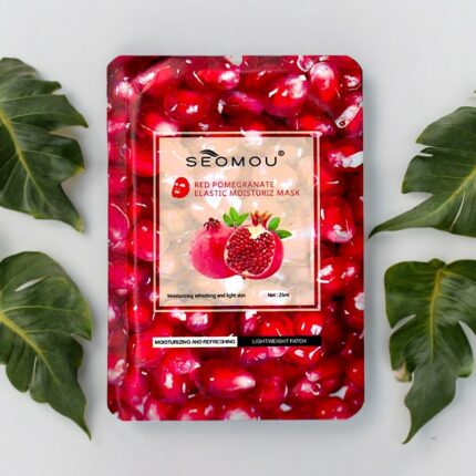 Lot de 24 Masques de Visage Aux Pépins de Grenade (Soit 0,95€ Pièce)