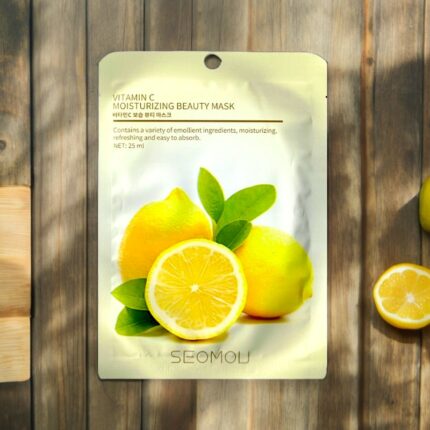 Lot de 24 Masques de Visage à la Vitamine C (Soit 0,95€ Pièce)