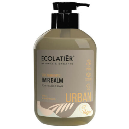 BAUME CAPILLAIRE FORTIFIANT POUR CHEVEUX FRAGILES, KARITÉ ET MAGNOLIA - Ecolatier, 400ml