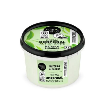 CRÈME CORPS ANTIOXYDANTE AU BASILIC - Organic Shop, 250ml