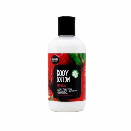 LAIT CORPOREL ARTISANAL À LA FRAISE - Bubbles & Colors, 250ml