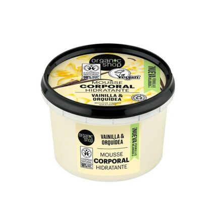 MOUSSE CORPORELLE HYDRATANTE À LA VANILLE - Organic Shop, 250ml