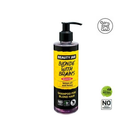 SHAMPOING CHEVEUX BLONDS - CITRON ET MIEL - Beauty Jar, 250ml