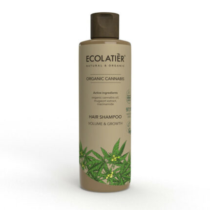 SHAMPOING CHEVEUX VOLUME ET CROISSANCE AU CANNABIS BIO - Ecolatier, 250ml