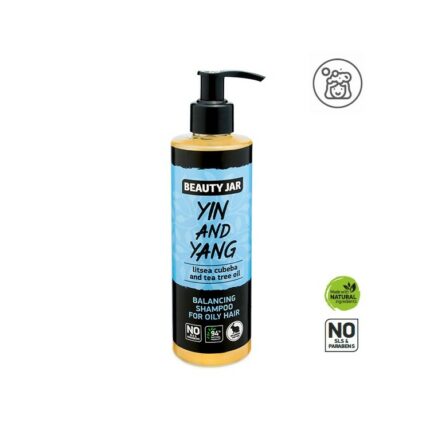 SHAMPOING ÉQUILIBRANT POUR CHEVEUX GRAS - LITSEA ET TEA TREE - Beauty Jar, 250ml