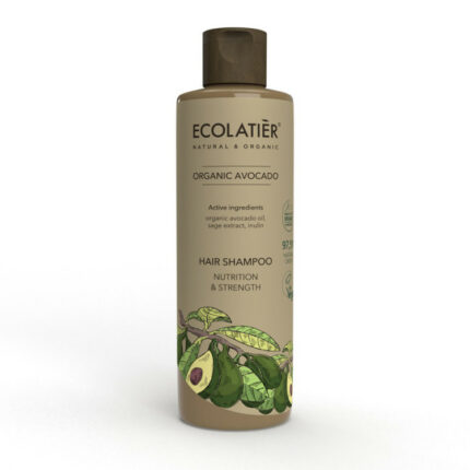 SHAMPOING NUTRITION ET FORCE À L'AVOCAT BIO - Ecolatier, 250ml