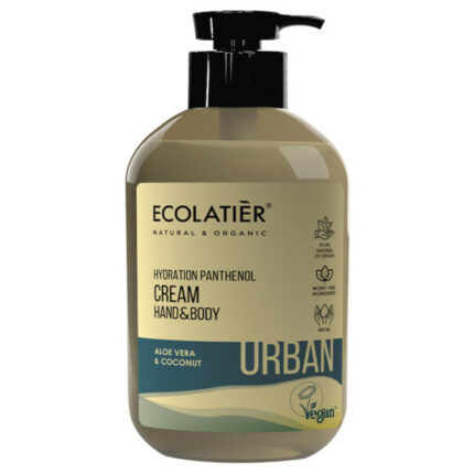 CRÈME HYDRATANTE MAINS ET CORPS AU PANTHÉNOL - Ecolatier, 400ml