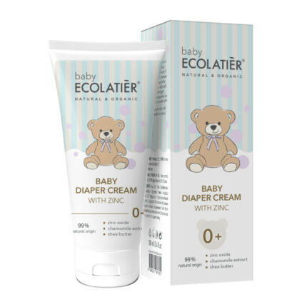 CRÈME POUR COUCHES BÉBÉ AU ZINC - Ecolatier, 100ml