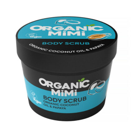 GOMMAGE CORPOREL À LA NOIX DE COCO ET À LA PAPAYE - Organic Mimi, 120g