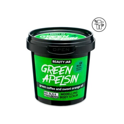 GOMMAGE CORPS GAINANT - CAFÉ VERT ET ORANGE - Beauty Jar, 200g
