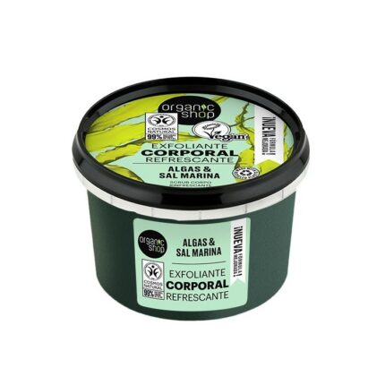GOMMAGE CORPOREL RAFRAÎCHISSANT AUX ALGUES - Organic Shop, 250ml