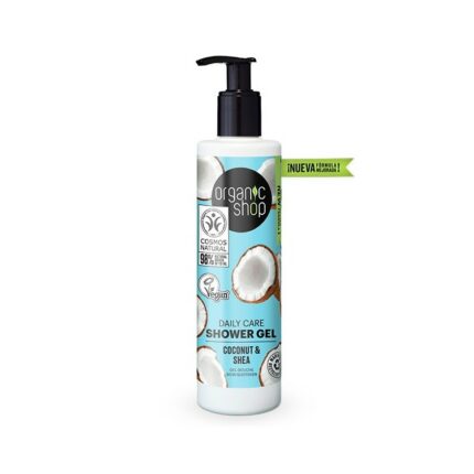 GEL DOUCHE SOIN QUOTIDIEN À LA NOIX DE COCO- Organic Shop, 280ml