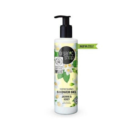 GEL DOUCHE RAFRAÎCHISSANT AU JASMIN - Organic Shop, 280ml