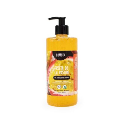 GEL HYDROALCOOLIQUE MAINS FRUIT DE LA PASSION - Bubbles & Colors, 500ml