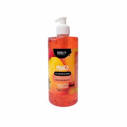 GEL HYDROALCOOLIQUE MAINS MANGUE - Bubbles & Colors, 500ml