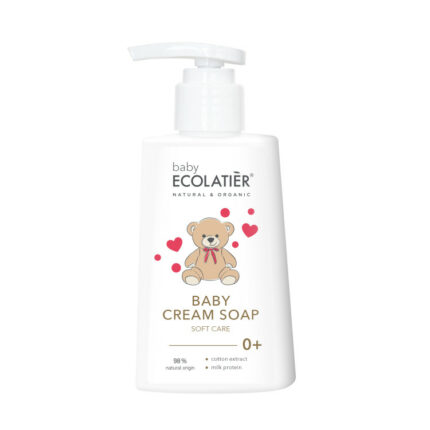 SAVON CRÈME BÉBÉ SOIN DOUX - Ecolatier, 250ml