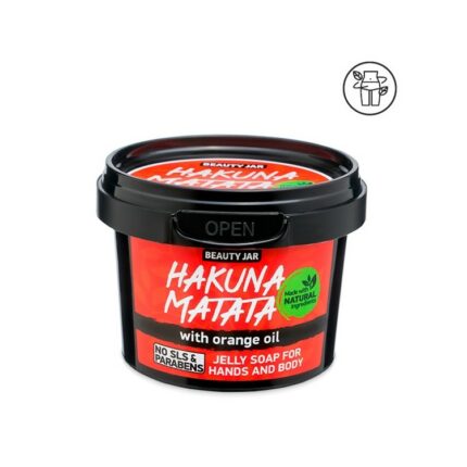 SAVON GELÉE POUR MAINS ET CORPS - ORANGE - Beauty Jar, 130g