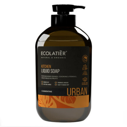 SAVON DE CUISINE LIQUIDE CLÉMENTINE - Ecolatier, 600ml
