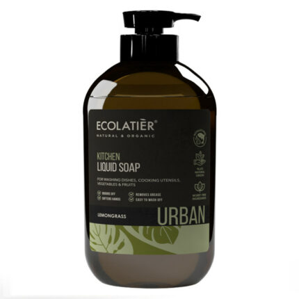 SAVON DE CUISINE LIQUIDE À LA CITRONNELLE - Ecolatier, 600ml