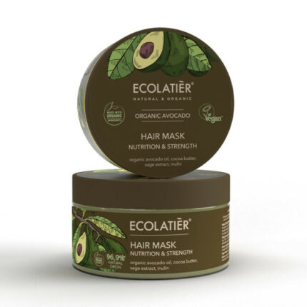 MASQUE CAPILLAIRE NUTRITION ET FORCE AVOCAT BIO - Ecolatier, 250ml