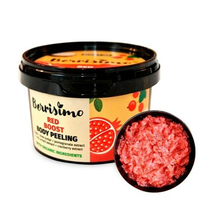 PEELING CORPOREL – GRENADE, MYRTILLES ET GROSEILLES- Beauty Jar, 300g